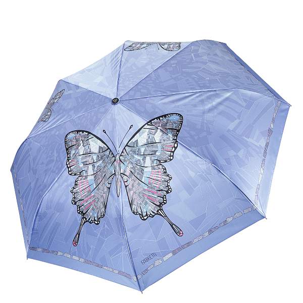 UFLS0096-34 Зонт жен. Fabretti, автомат, 3 сложения, сатин Fabretti, Артикул: UFLS0096-34 фото №1