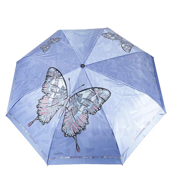 UFLS0096-34 Зонт жен. Fabretti, автомат, 3 сложения, сатин Fabretti, Артикул: UFLS0096-34 фото №1