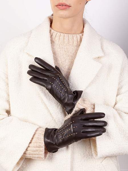 Перчатки жен п/ш LB-0312 d.brown Labbra, Артикул: LB-0312-65_01-00034 фото №1