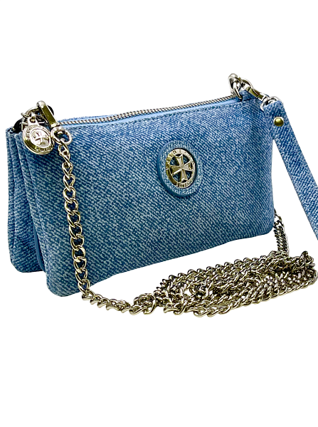 Клатч NARVIN 9245-Tiffany Jeans Vasheron, Артикул: 9245-Tiffany Jeans фото №1