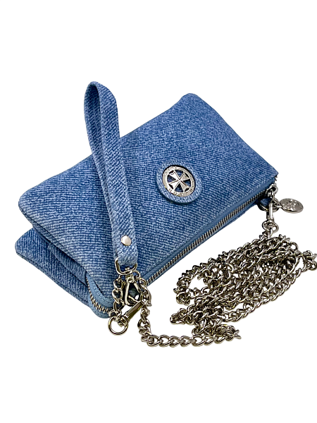 Клатч NARVIN 9245-Tiffany Jeans Vasheron, Артикул: 9245-Tiffany Jeans фото №1