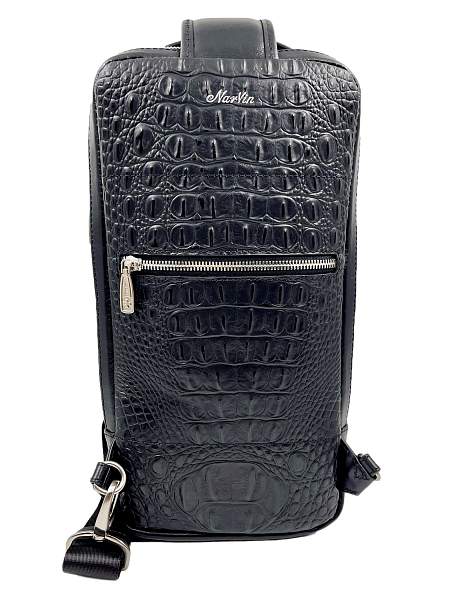 Сумка-рюкзак нагрудная NARVIN 9403-Bambino Black Vasheron, Артикул: 9403-Bambino Black фото №1