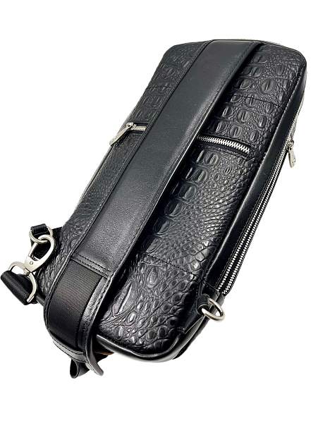 Сумка-рюкзак нагрудная NARVIN 9403-Bambino Black Vasheron, Артикул: 9403-Bambino Black фото №1