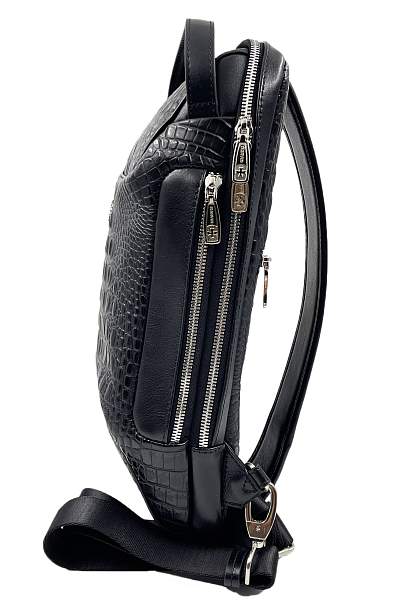 Сумка-рюкзак нагрудная NARVIN 9403-Bambino Black Vasheron, Артикул: 9403-Bambino Black фото №1