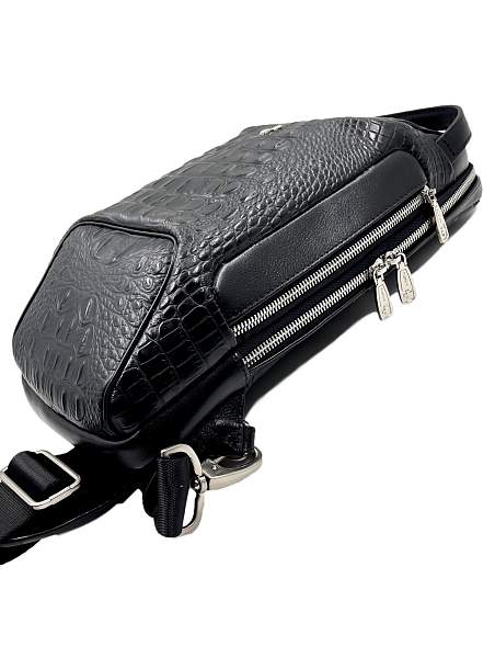 Сумка-рюкзак нагрудная NARVIN 9403-Bambino Black Vasheron, Артикул: 9403-Bambino Black фото №1