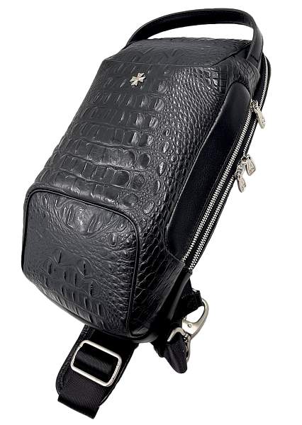 Сумка-рюкзак нагрудная NARVIN 9403-Bambino Black Vasheron, Артикул: 9403-Bambino Black фото №1