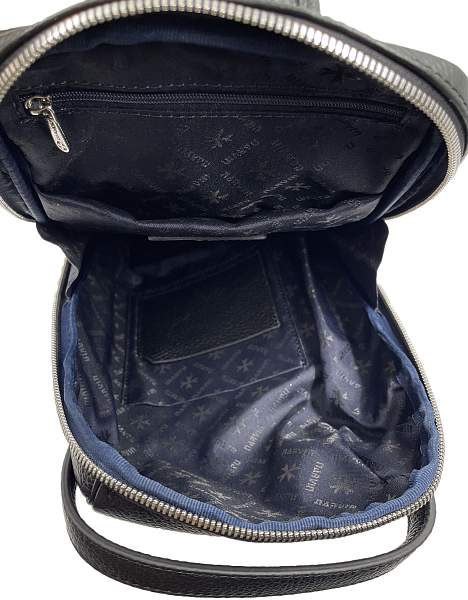 Сумка-рюкзак нагрудная NARVIN 9403-Bambino Black Vasheron, Артикул: 9403-Bambino Black фото №1