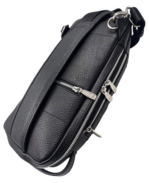 Сумка-рюкзак нагрудная NARVIN 9403-Polo Black Vasheron, Артикул: 9403-Polo Black фото №1