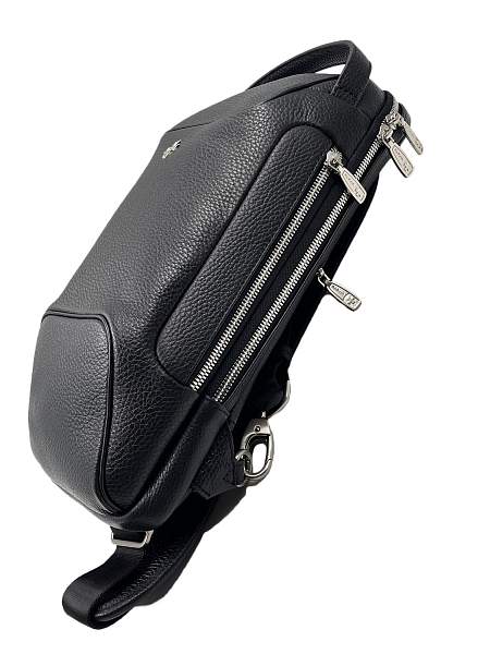 Сумка-рюкзак нагрудная NARVIN 9403-Polo Black Vasheron, Артикул: 9403-Polo Black фото №1