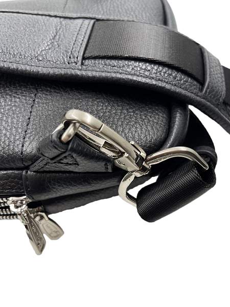 Сумка-рюкзак нагрудная NARVIN 9403-Polo Black Vasheron, Артикул: 9403-Polo Black фото №1