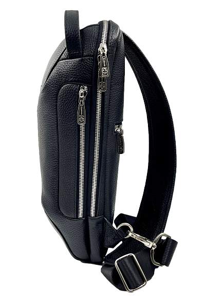 Сумка-рюкзак нагрудная NARVIN 9403-Polo Black Vasheron, Артикул: 9403-Polo Black фото №1