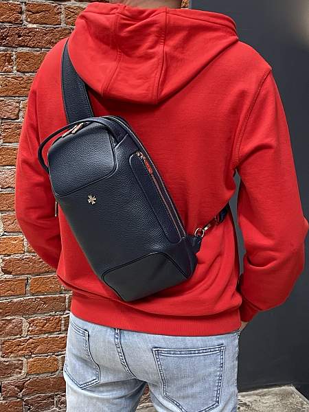 Сумка-рюкзак нагрудная 9403-Polo D.Blue Vasheron, Артикул: 9403-Polo D.Blue фото №1