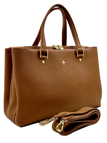 Сумка женская NARVIN 9802-Polo Caramel Vasheron, Артикул: 9802-Polo Caramel фото №1