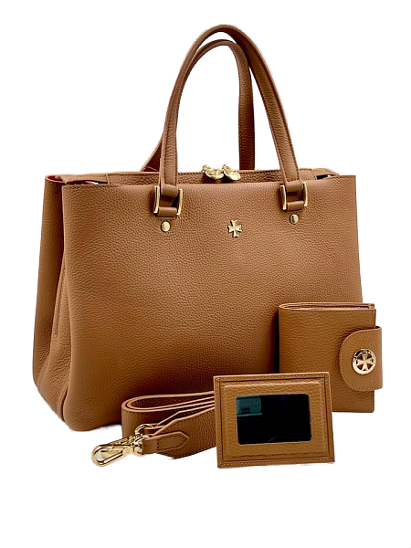 Сумка женская NARVIN 9802-Polo Caramel Vasheron, Артикул: 9802-Polo Caramel фото №1