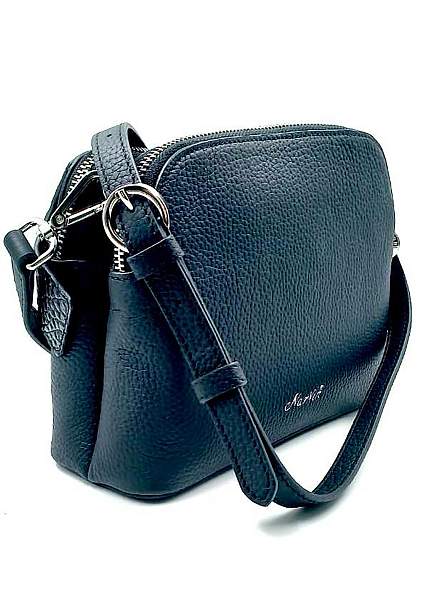 Сумка женская NARVIN 9814-Polo D.Blue / Croco Vasheron, Артикул: 9814-Polo D.Blue / Croco фото №1