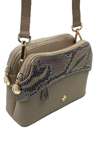 Сумка женская NARVIN 9814-Polo Sand / Piton Vasheron, Артикул: 9814-Polo Sand / Piton фото №1