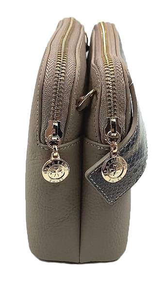 Сумка женская NARVIN 9814-Polo Sand / Piton Vasheron, Артикул: 9814-Polo Sand / Piton фото №1