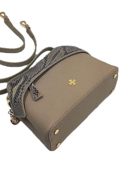 Сумка женская NARVIN 9814-Polo Sand / Piton Vasheron, Артикул: 9814-Polo Sand / Piton фото №1