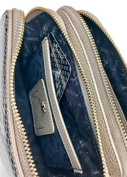 Сумка женская NARVIN 9814-Polo Sand / Piton Vasheron, Артикул: 9814-Polo Sand / Piton фото №1