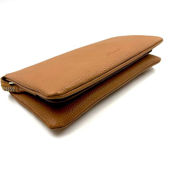 Сумка клатч NARVIN из натуральной кожи 9951-Polo Caramel Vasheron, Артикул: 9951-Polo Caramel фото №1