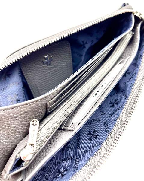 Сумка клатч NARVIN из натуральной кожи 9951-Polo Grey Vasheron, Артикул: 9951-Polo Grey фото №1