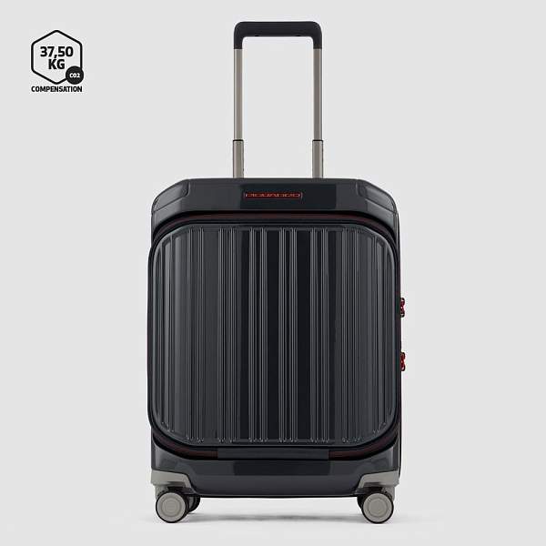 Чемодан для ручной клади из поликарбоната Piquadro BV4426PQL/GRR Piquadro, Артикул: BV4426PQL/GRR фото №1