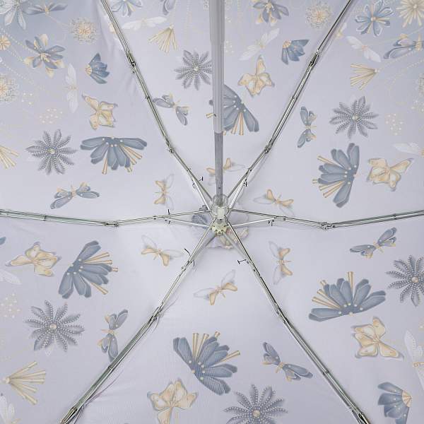 UFZ0013-3  Зонт женский, механический, 5 сложений, эпонж Fabretti, Артикул: UFZ0013-3 фото №1