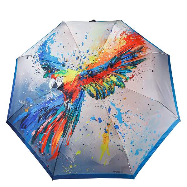 UFS0108-9 Зонт жен. Fabretti, автомат, 3 сложения, сатин Fabretti, Артикул: UFS0108-9 фото №1