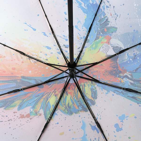 UFS0108-9 Зонт жен. Fabretti, автомат, 3 сложения, сатин Fabretti, Артикул: UFS0108-9 фото №1