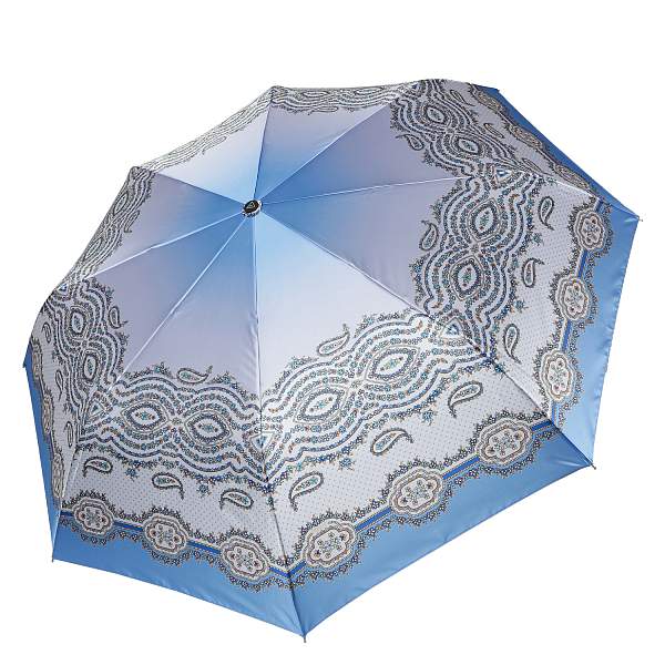 UFS0110-8 Зонт жен. Fabretti, автомат, 3 сложения, сатин Fabretti, Артикул: UFS0110-8 фото №1