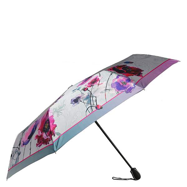 UFS0107-5 Зонт жен. Fabretti, автомат, 3 сложения, сатин Fabretti, Артикул: UFS0107-5 фото №1
