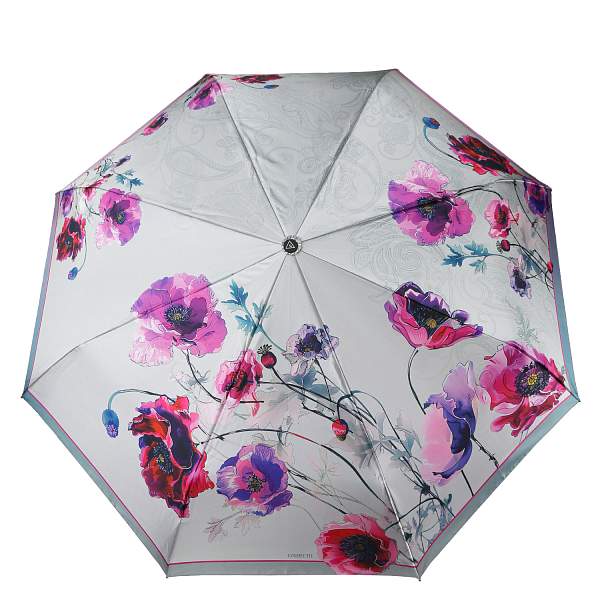 UFS0107-5 Зонт жен. Fabretti, автомат, 3 сложения, сатин Fabretti, Артикул: UFS0107-5 фото №1