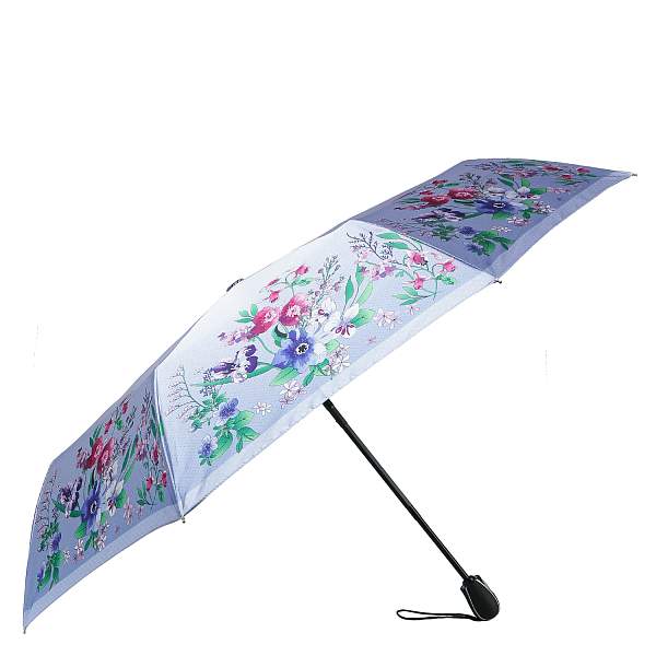 UFS0123-9 Зонт жен. Fabretti, автомат, 3 сложения, сатин Fabretti, Артикул: UFS0123-9 фото №1