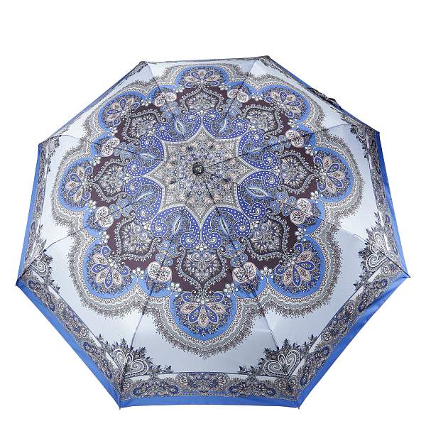 UFS0124-8 Зонт жен. Fabretti, автомат, 3 сложения, сатин Fabretti, Артикул: UFS0124-8 фото №1