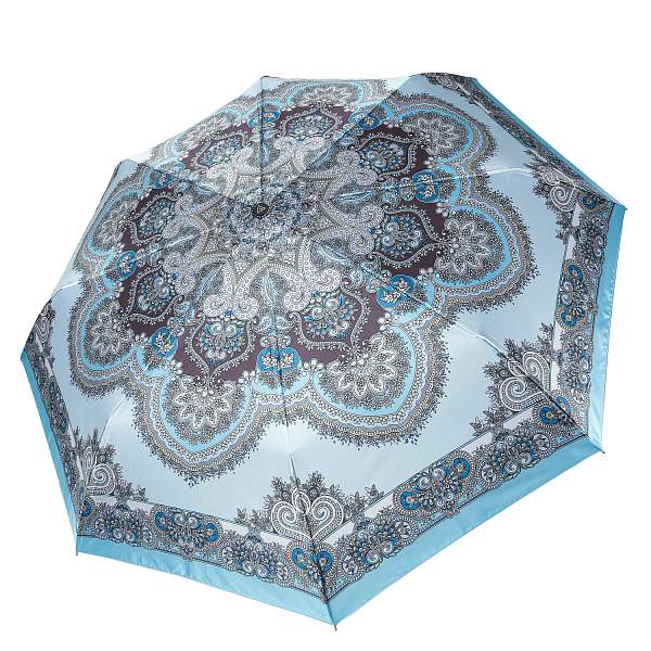 UFS0124-9 Зонт жен. Fabretti, автомат, 3 сложения, сатин Fabretti, Артикул: UFS0124-9 фото №1