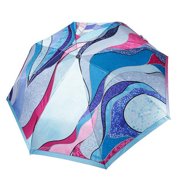 UFS0125-9 Зонт жен. Fabretti, автомат, 3 сложения, сатин Fabretti, Артикул: UFS0125-9 фото №1