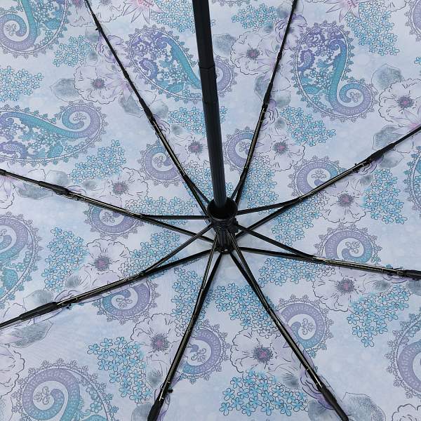 UFS0128-9 Зонт жен. Fabretti, автомат, 3 сложения, сатин Fabretti, Артикул: UFS0128-9 фото №1