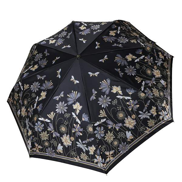 UFS0129-2 Зонт жен. Fabretti, автомат, 3 сложения, сатин Fabretti, Артикул: UFS0129-2 фото №1