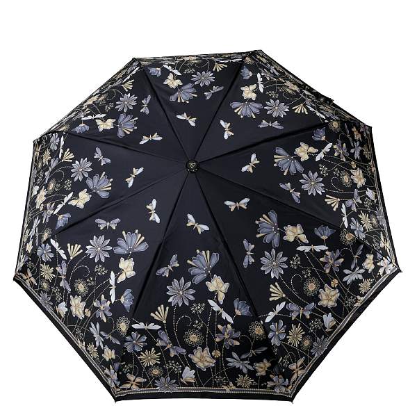 UFS0129-2 Зонт жен. Fabretti, автомат, 3 сложения, сатин Fabretti, Артикул: UFS0129-2 фото №1