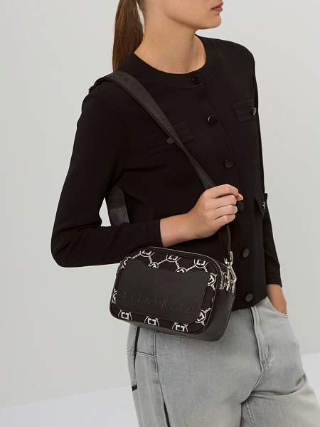 Сумка ELEGANZZA ZG-24145 black/white Eleganzza, Артикул: ZG-24145-01-00055223 фото №1