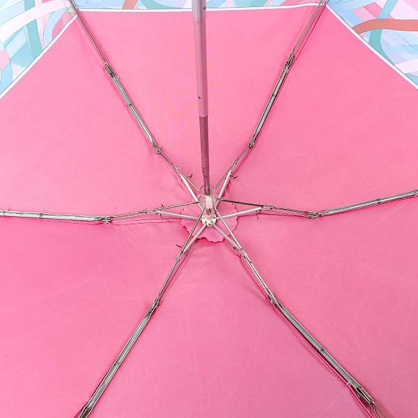 UFZ0017-5  Зонт женский, механический, 5 сложений, эпонж Fabretti, Артикул: UFZ0017-5 фото №1