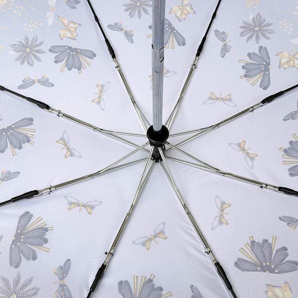 UFLS0093-42 Зонт жен. Fabretti, автомат, 3 сложения, сатин Fabretti, Артикул: UFLS0093-42 фото №1