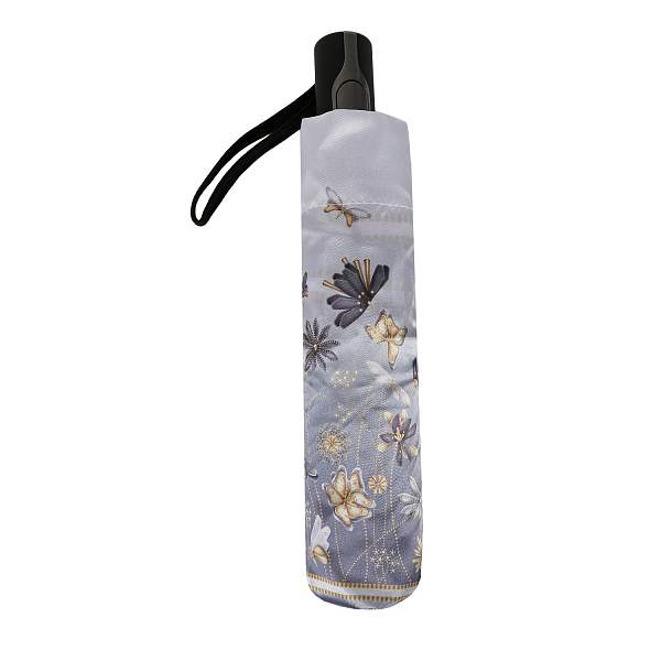 UFLS0093-42 Зонт жен. Fabretti, автомат, 3 сложения, сатин Fabretti, Артикул: UFLS0093-42 фото №1