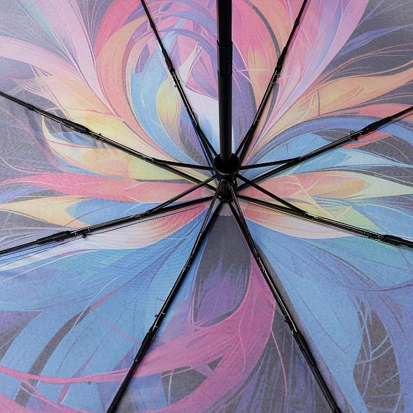 UFS0120-5 Зонт жен. Fabretti, автомат, 3 сложения, сатин Fabretti, Артикул: UFS0120-5 фото №1