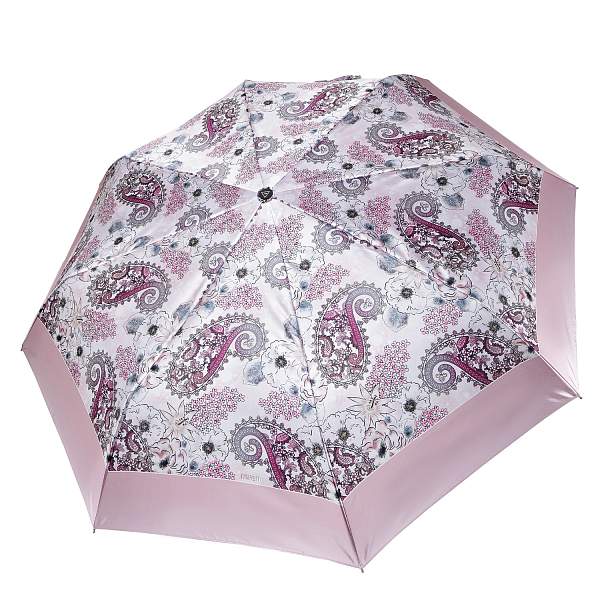 UFS0128-5 Зонт жен. Fabretti, автомат, 3 сложения, сатин Fabretti, Артикул: UFS0128-5 фото №1