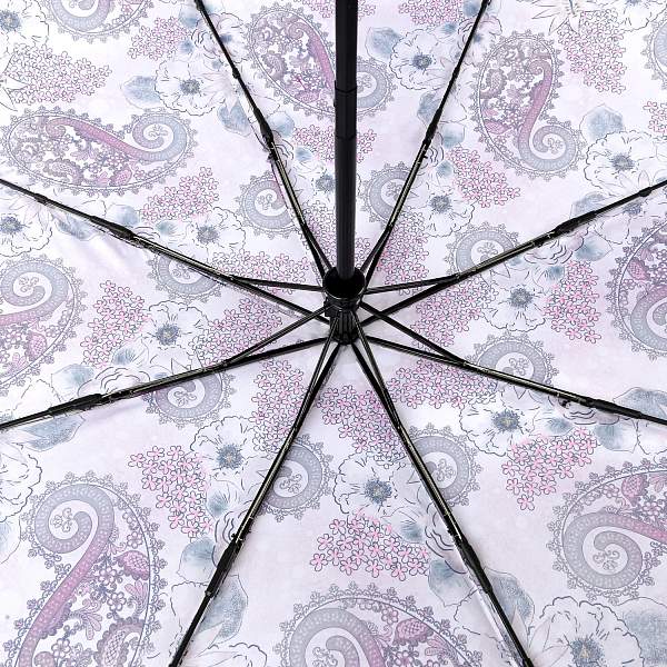 UFS0128-5 Зонт жен. Fabretti, автомат, 3 сложения, сатин Fabretti, Артикул: UFS0128-5 фото №1