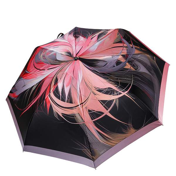 UFLS0080-6 Зонт жен. Fabretti, автомат, 3 сложения, сатин Fabretti, Артикул: UFLS0080-6 фото №1