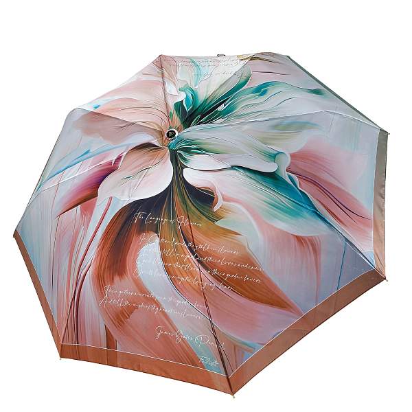 UFS0106-12 Зонт жен. Fabretti, автомат, 3 сложения, сатин Fabretti, Артикул: UFS0106-12 фото №1