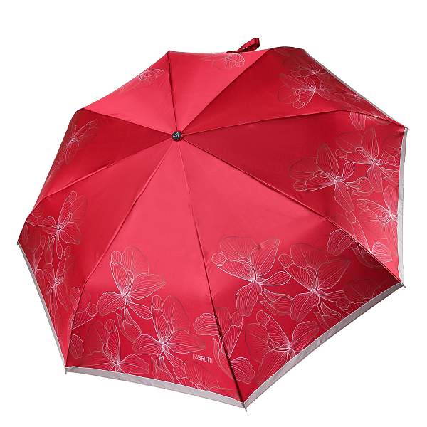 UFLS0104-4 Зонт жен. Fabretti, автомат, 3 сложения, сатин Fabretti, Артикул: UFLS0104-4 фото №1