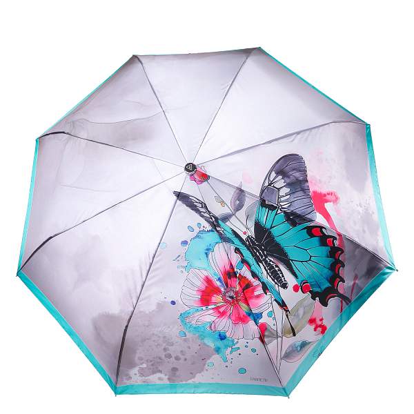 UFS0131-11 Зонт жен. Fabretti, автомат, 3 сложения, сатин Fabretti, Артикул: UFS0131-11 фото №1